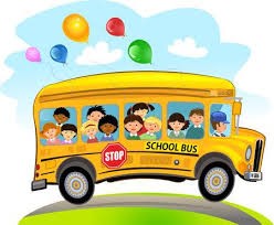 Kids in a school bus