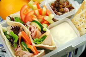 Healthy food in a lunchbox